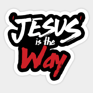 Jesus the way Sticker